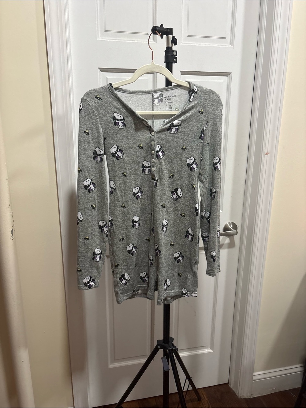 American Eagle Snoopy & Woodstock Halloween Night Onesie
